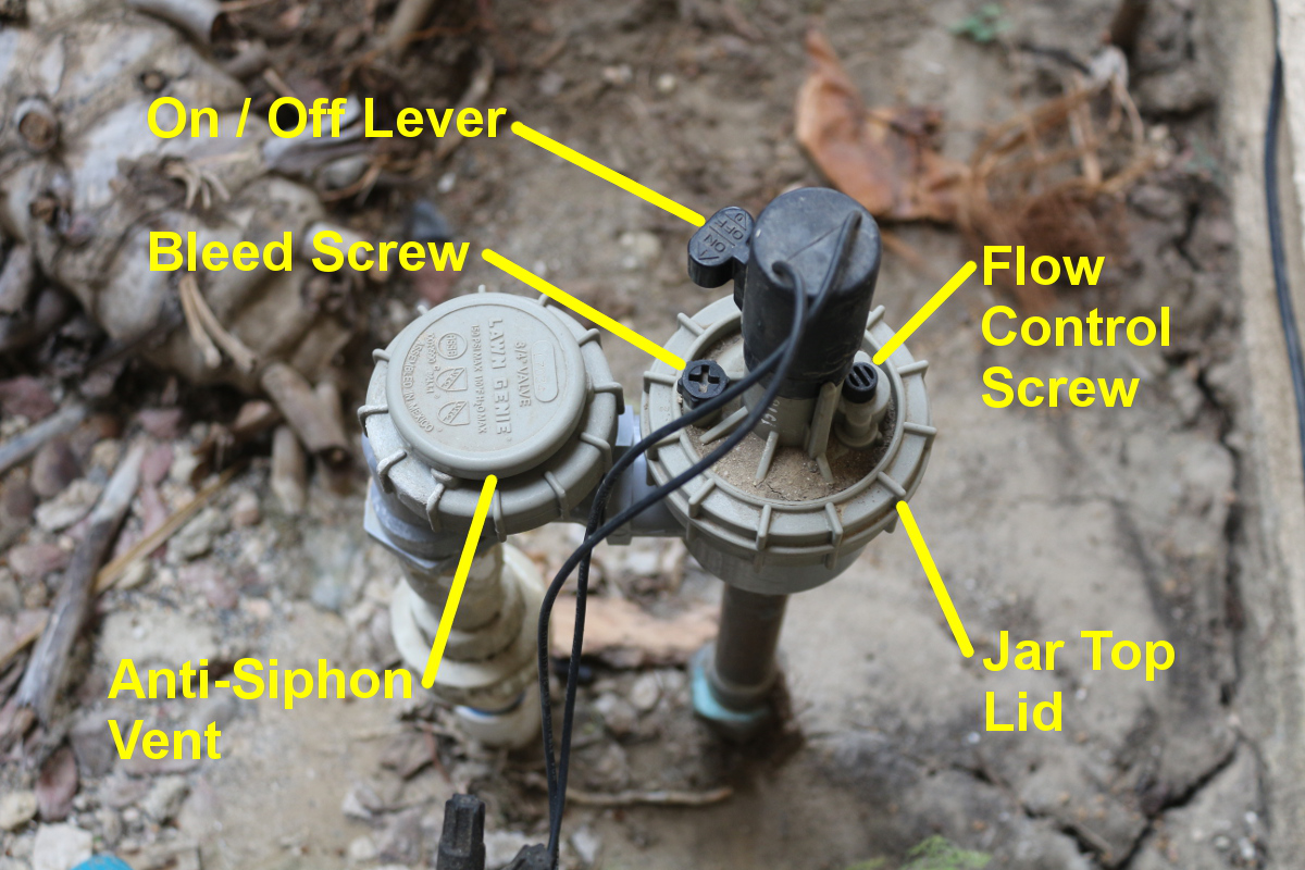 ORBIT Heavy duty 3/4 inch brass anti-siphon automatic sprinkler
